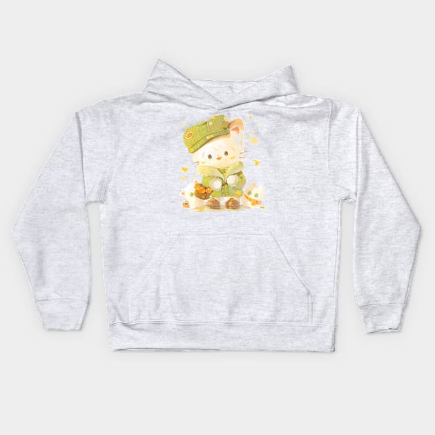 Little Friend Kids Hoodie by happyyu